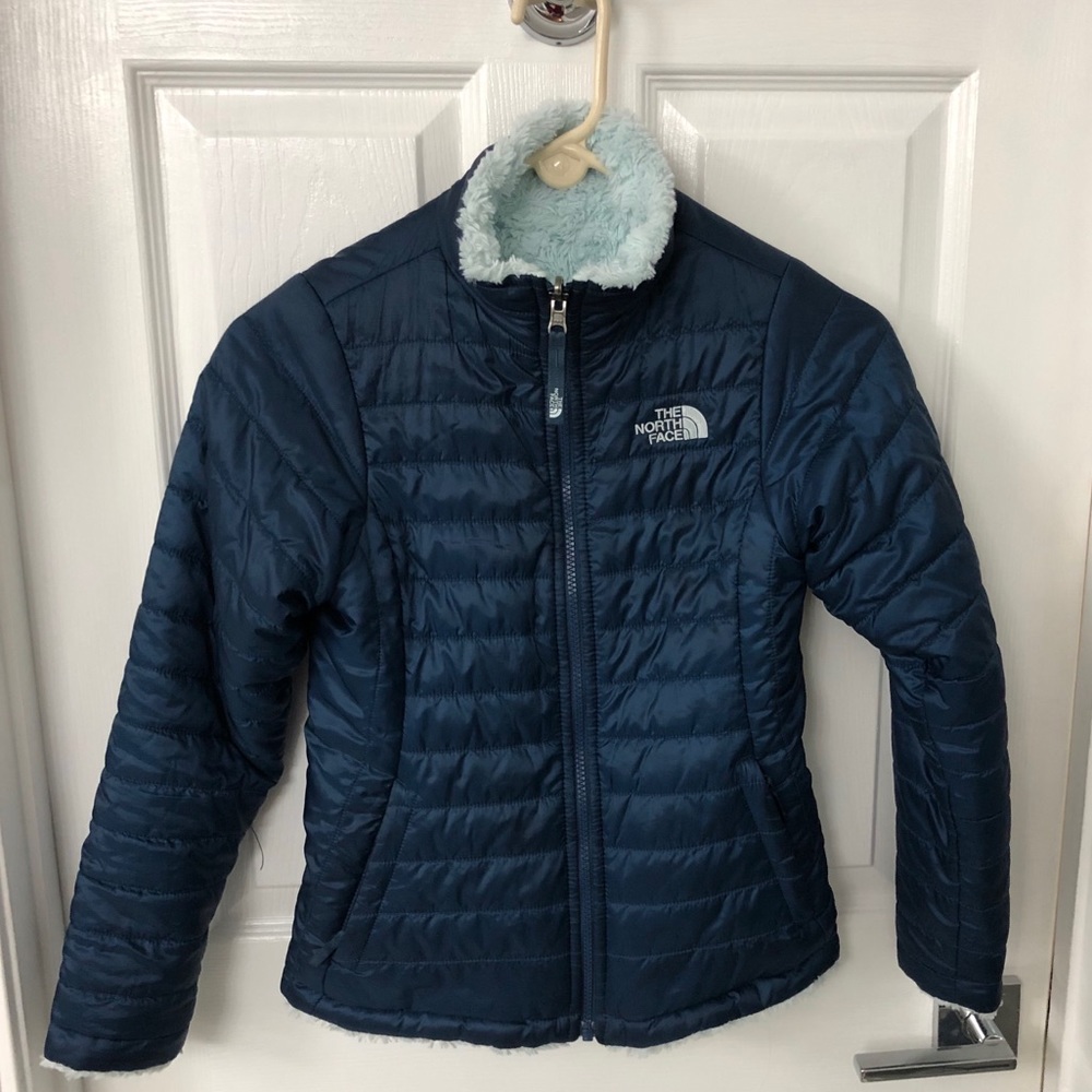 NorthFace Mossbud Reversible Puffer -Blue (M)